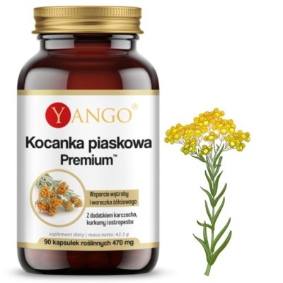 Yango KOCANKA PIASKOWA karczoch kurkumina wsparcie WĄTROBA