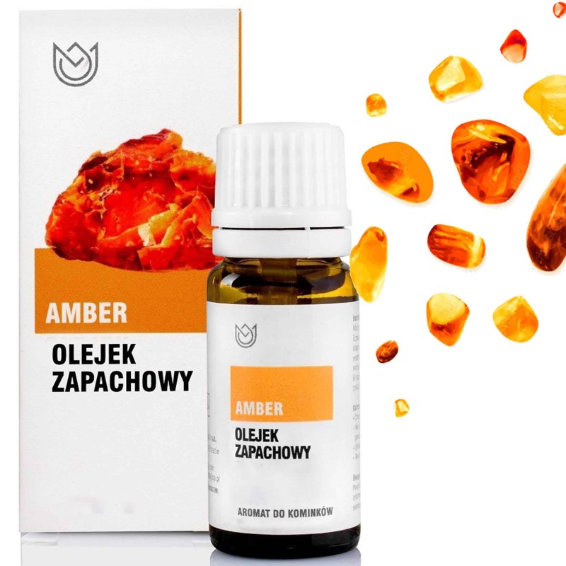 OLEJEK ZAPACHOWY eteryczny AMBER - BURSZTYN 10ml zapach