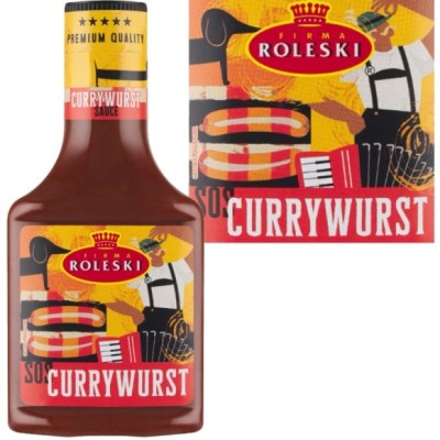 Roleski SOS Curry Wurst  SOS POMIDOROWY Z CURRY 360g