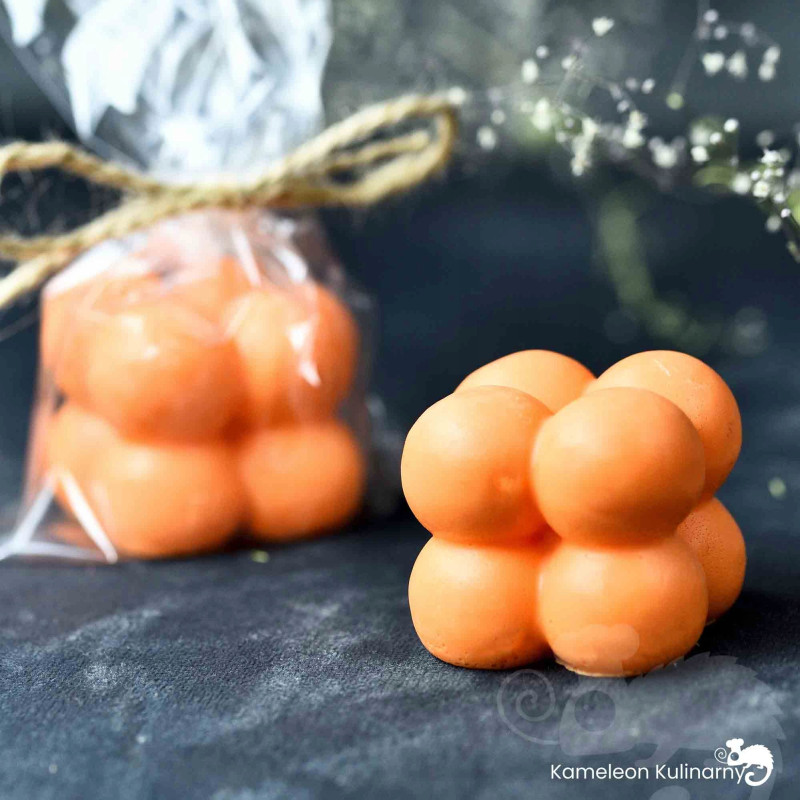 MYDŁO handmade BĄBELKI POMARAŃCZA + GOŹDZIK 45g