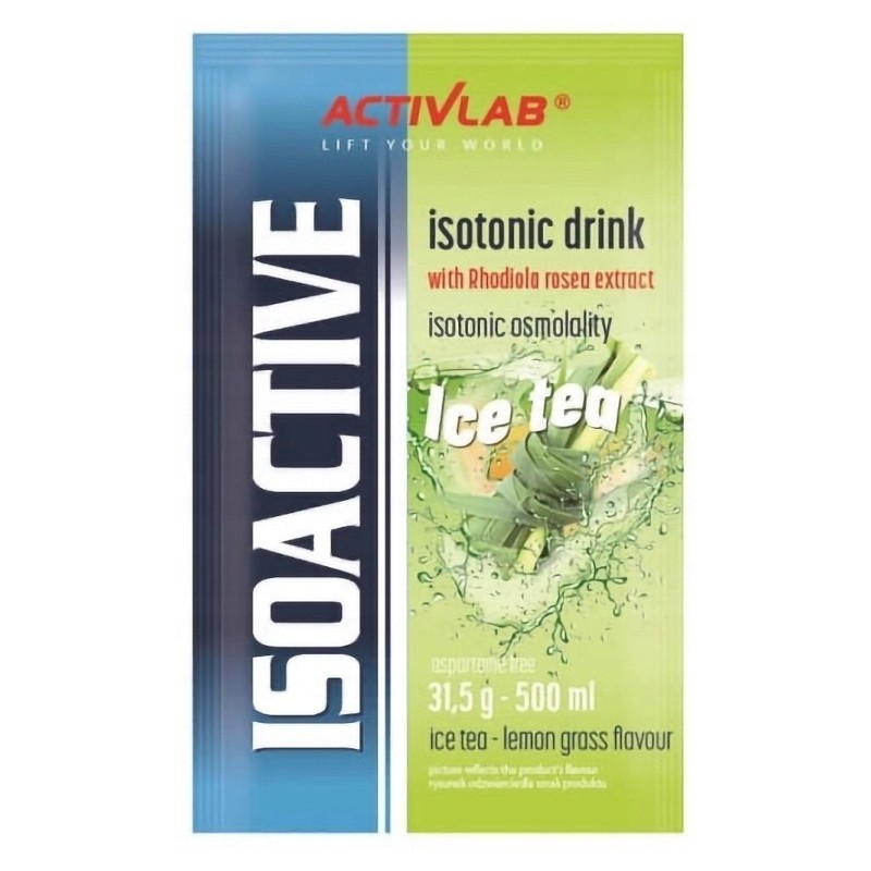 ISOACTIVE Izotonik ICE TEA LEMONGRASS  31,5g 1 sztuka  nr8