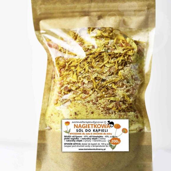 KAMELEON KULINARNY Aromaterapeutyczna sól do kąpieli