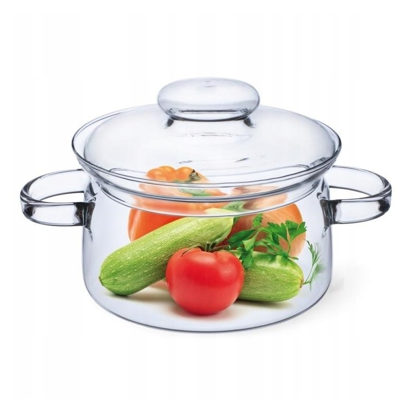 GARNEK SZKLANY Z POKRYWKĄ GOURMET 2l SIMAX szkło