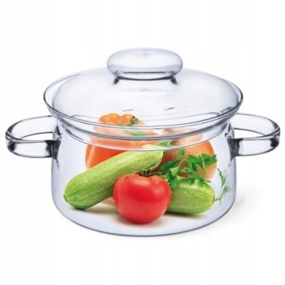 GARNEK SZKLANY Z POKRYWKĄ GOURMET 2l SIMAX szkło