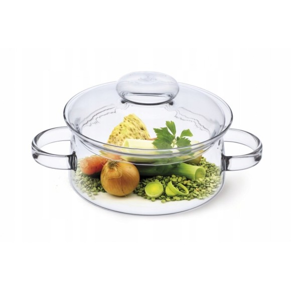 GARNEK SZKLANY Z POKRYWKĄ GOURMET 2l SIMAX szkło