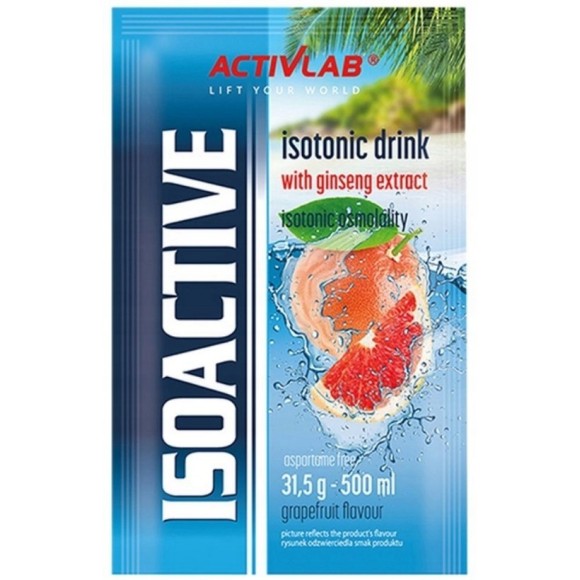 ISOACTIVE Izotonik GREJPFRUT ŻEŃ SZEŃ  31,5g 1 sztuka  nr7