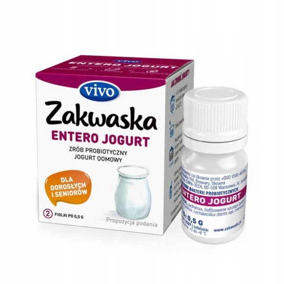 Zakwaska Zakwaski Vivo KULTURY BAKTERII do jogurtu