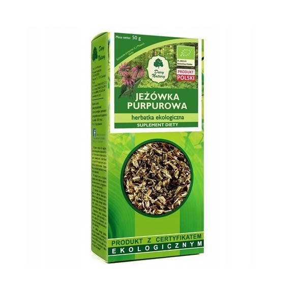 JEŻÓWKA PURPUROWA ziele JEŻÓWKI 50g susz EKO DARY NATURY