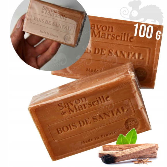 MYDŁO MARSYLSKIE francuskie DRZEWO SANDAŁOWE 100G Le Chatelard 1802 MYDŁO MARSYLSKIE francuskie DRZEWO SANDAŁOWE 100G Le Chatelard 1802