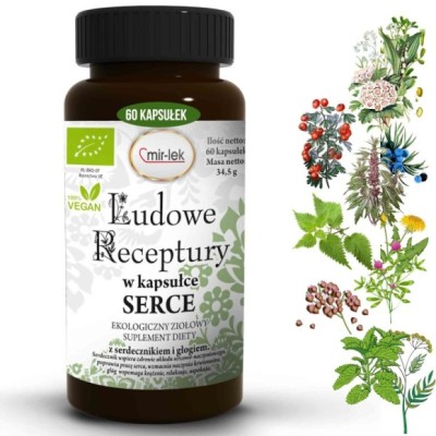 MIR-LEK Ludowe Receptury w Kapsułce SERCE wsparcie KRĄŻENIE