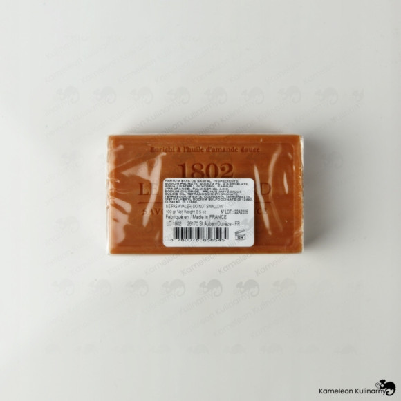 MYDŁO MARSYLSKIE francuskie DRZEWO SANDAŁOWE 100G Le Chatelard 1802 MYDŁO MARSYLSKIE francuskie DRZEWO SANDAŁOWE 100G Le Chatelard 1802