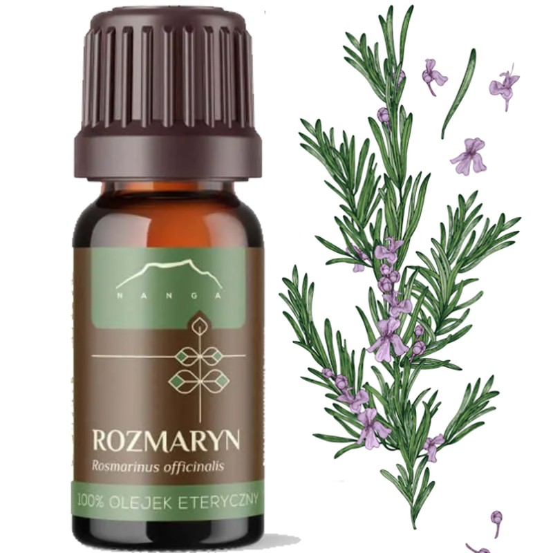 NANGA OLEJEK ETERYCZNY 100% ROZMARYN ROZMARYNOWY 10ml