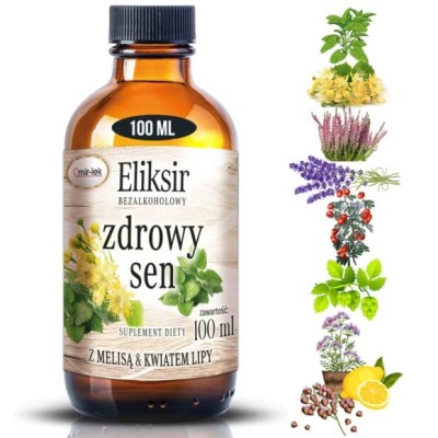 MIR-LEK eliksir na ZDROWY SEN Melisa Lawenda Lipa Chmiel