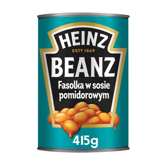 HEINZ BEANZ FASOLKA W SOSIE POMIDOROWYM puszka W PUSZCZE