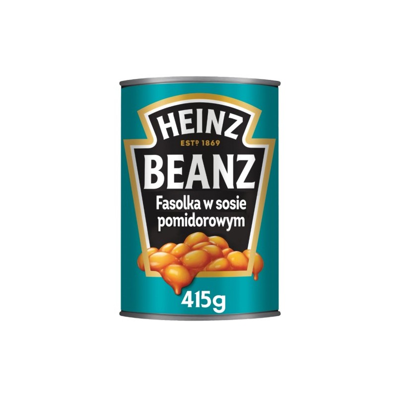 HEINZ BEANZ FASOLKA W SOSIE POMIDOROWYM puszka W PUSZCZE