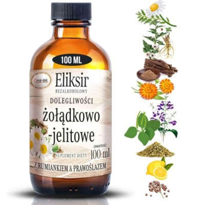 MIR-LEK eliksir DOLEGLIWOŚCI ŻOŁĄDKOWO JELITOWE wsparcie