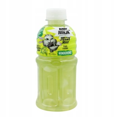 BUNNY NINJA JELLY JELLY Napój Sok WINOGRONO Z GALARETKĄ