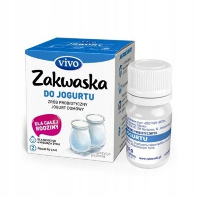 Jogurt domowy VIVO ZAKWASKA  DO JOGURTU żywe kultury