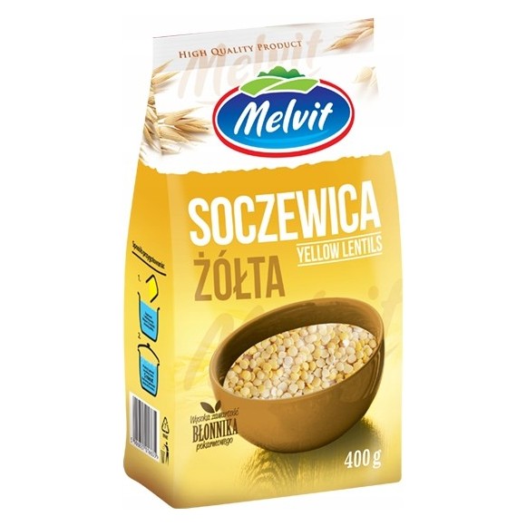 Melvit SOCZEWICA ŻÓŁTA 0,4KG najdelikatniejsza i