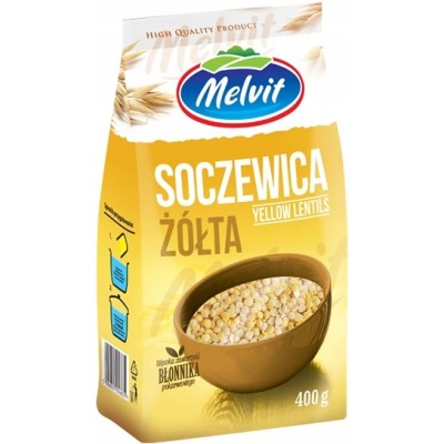 Melvit SOCZEWICA ŻÓŁTA 0,4KG najdelikatniejsza i