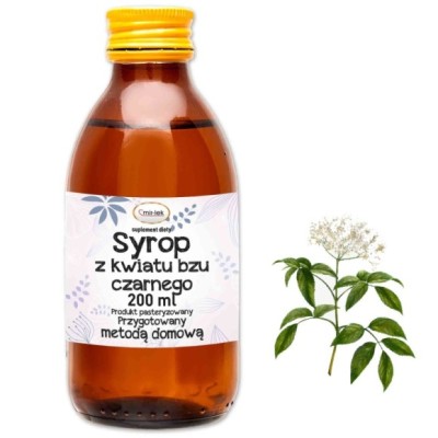 MIR-LEK SYROP Z KWIATU BZU CZARNEGO CZARNY BEZ kwiat 200ml