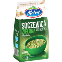 Melvit SOCZEWICA ZIELONA 0,4KG źródło: białko żelazo magnez