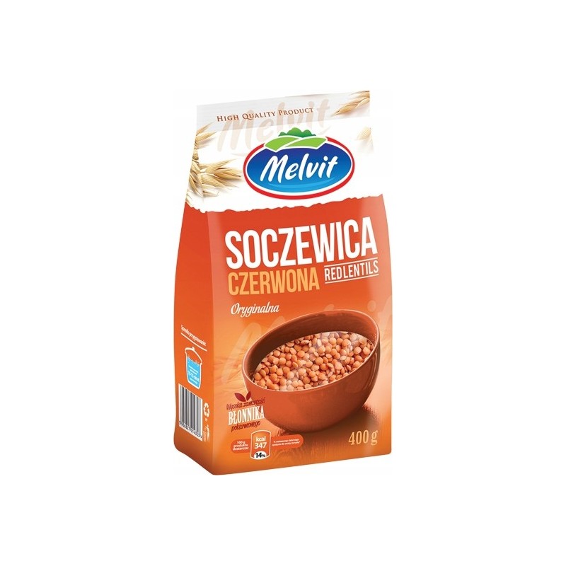 Melvit SOCZEWICA CZERWONA 0,4KG źródło: potas żelazo