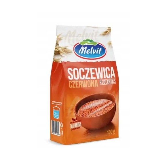 Melvit SOCZEWICA CZERWONA 0,4KG źródło: potas żelazo