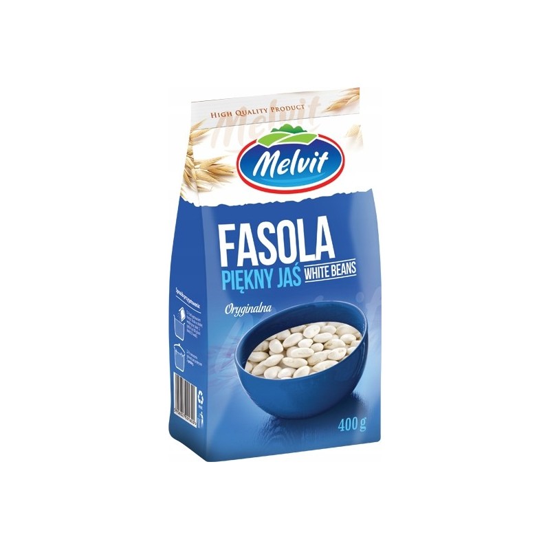 Melvit FASOLA PIĘKNY JAŚ 0,4KG wysoka zawartość białka i