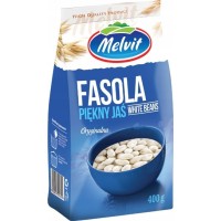 Melvit FASOLA PIĘKNY JAŚ 0,4KG wysoka zawartość białka i