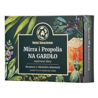 MIRRA I PROPOLIS 24 pastylki do ssania na gardło BEZ CUKRU