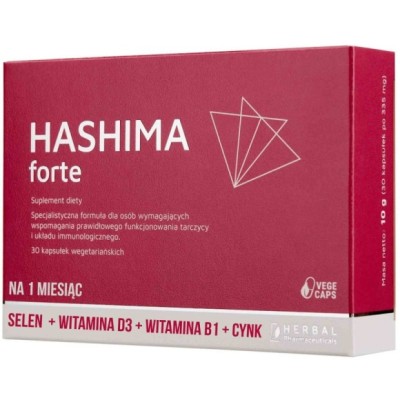HASHIMA FORTE cynk selen D3 B1 wsparcie TARCZYCA HASHIMOTO
