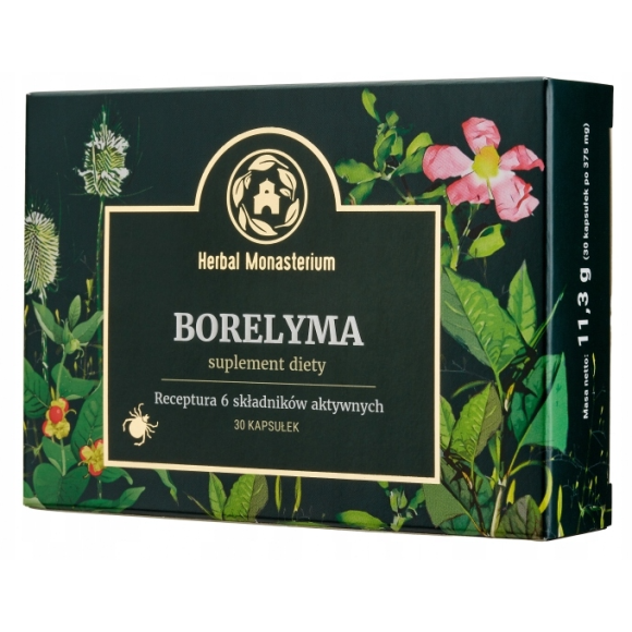 HERBAL MONASTERIUM BORELYMA 30 kapsułek na 1m-c pomoc