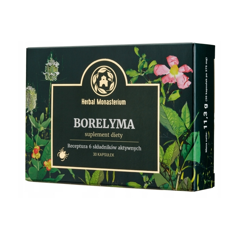 HERBAL MONASTERIUM BORELYMA 30 kapsułek na 1m-c pomoc