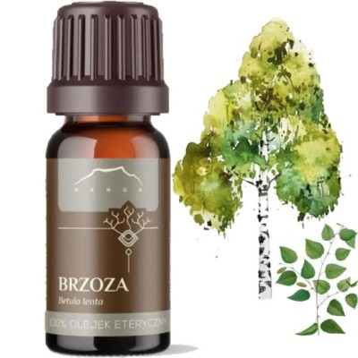 NANGA NATURALNY OLEJEK ETERYCZNY 100% BRZOZA BRZOZOWY 10ml