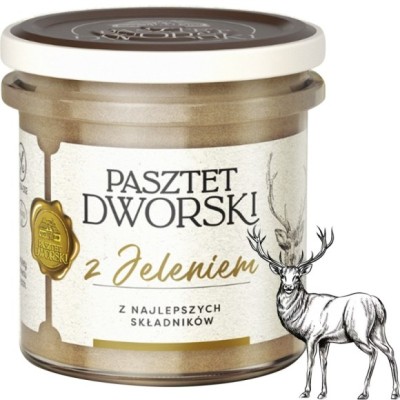 PASZTET DWORSKI Z JELENIEM WIEPRZ-DROB Z MIĘSEM Z JELENIA