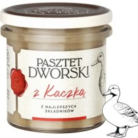 PASZTET DWORSKI Z KACZKĄ WIEPRZ- DROBIOWY Z MIĘSEM KACZKI