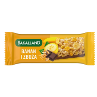 BA! Zdrowy BATON zbożowy BANAN & ZBOŻA 40g BAKALLAND