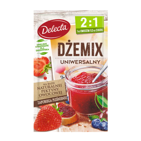 DELECTA DŻEMIX dżemofix UNIWERSALNY 2:1 30g NA 1 kg OWOCÓW