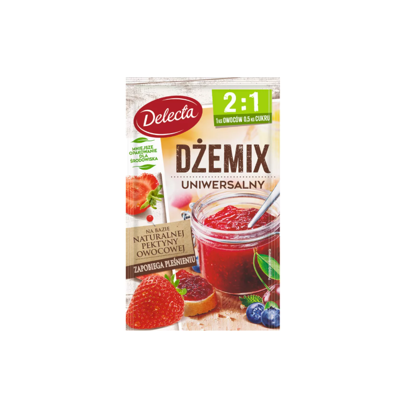 DELECTA DŻEMIX dżemofix UNIWERSALNY 2:1 30g NA 1 kg OWOCÓW