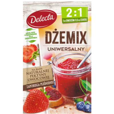 DELECTA DŻEMIX dżemofix UNIWERSALNY 2:1 30g NA 1 kg OWOCÓW