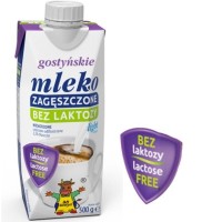 GOSTYŃ MLEKO ZAGĘSZCZONE LIGHT BEZ LAKTOZYs 2,5% 500ml