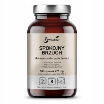 Yango Panaseus SPOKOJNY BRZUCH 50kps Naturalny skład