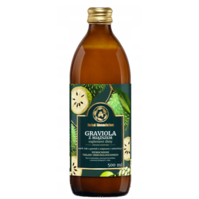 HERBAL SOK z GRAVIOLI Graviola 500ml 0,5L wsparcie