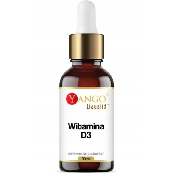 Yango WITAMINA D3 wparcie ODPORNOŚĆ KOSCI ZĘBY MIĘŚNIE 30ml