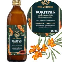 HERBAL100% SOK z ROKITNIKA Rokitnik 500ml wsparcie