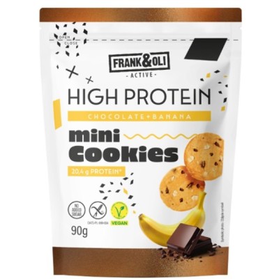 Frank&Oli MINI CIASTECZKA PROTEINOWE  CZEKOLADA BANAN 90g