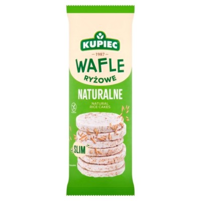 Kuiec WAFLE RYŻOWE NATURALNE KUPIEC SLIM bezglutenowe
