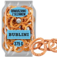 BUBLINI OBWARZANKI Z SEZAMEM SEZAMOWE 375G ręcznie robione