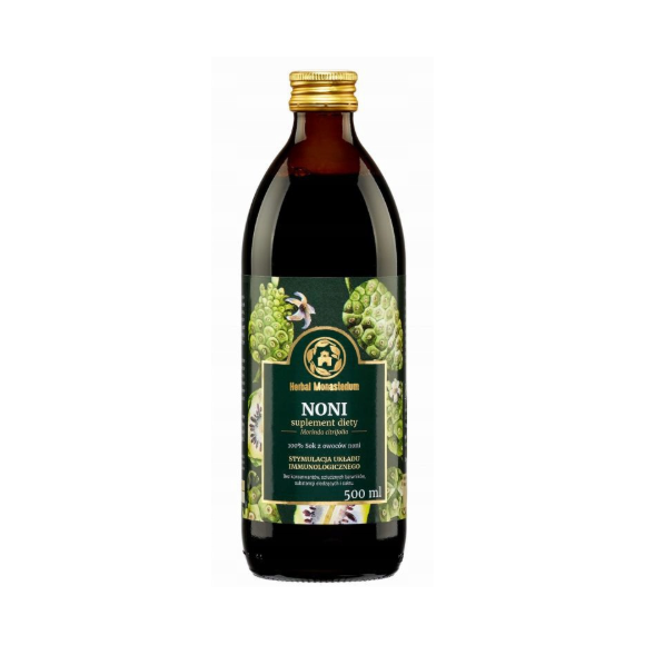 HERBAL 100% SOK z NONI 500ml wsparcie: STRES PRZEPRACOWANIE